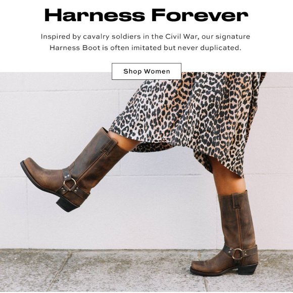 Frye 150th Anniversary Harness 12R Cognac Leather Cavalry Cowboy Distressed Boot - Picture 4 of 16